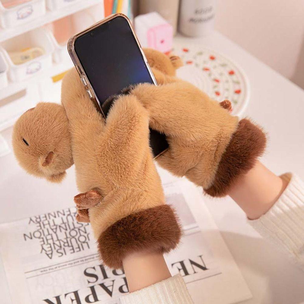 Winter Warm Penguin Plush Warm Gloves Penguin Animal Plush Gloves Autumn Winter
