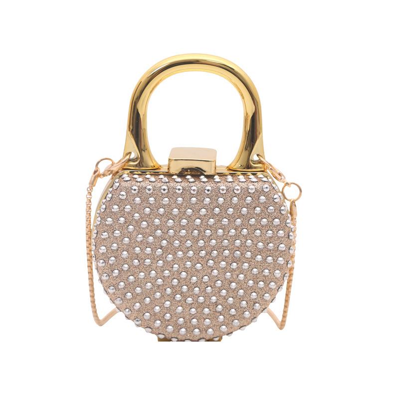 Mini Hollow out Crossbody Decorative Wallet Lock Buckle Hard Acrylic Daily Match Small Bag New 2026 Trendy Small Purse