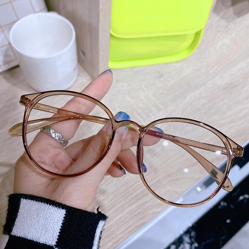 Eyeglasses Anti-blue Ray Light Korean of Mobile Phone Computer Eye Protection Anti-radiation Glasses Metal Frame Eyewear [