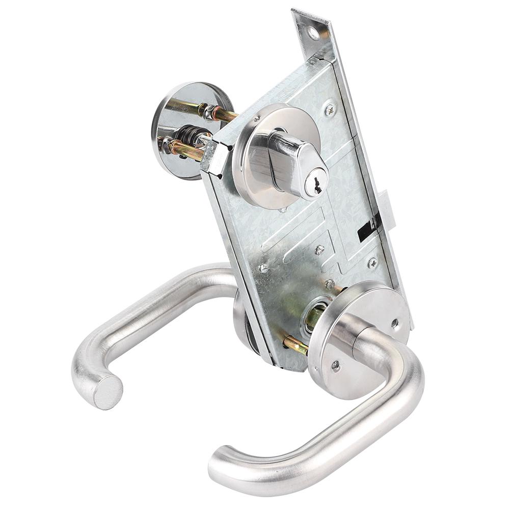 Kit de blocare a ușii pentru mâner de culoar din oțel inoxidabil pentru coridorul de ieșire de urgență în caz de incendiu