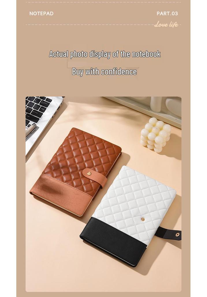 Premium A5 Soft Leather Planner for Business Meetings