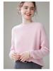 Women's 100% Cashmere Round Neck Loose Sweater for Autumn & Winter