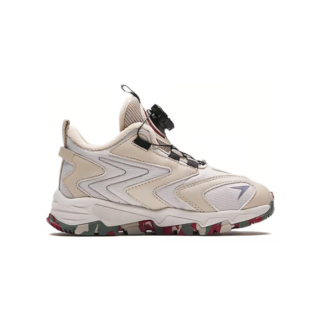 Anta Kids Summit 2.0 Comfortable Versatile Shock Absorption Low Top Casual Shoes Kids Casual Shoes Gray Green A312349904-2