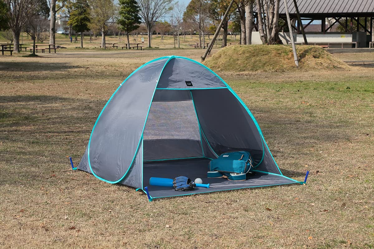 

IKEHIKO Outdoor Goods CLAP Tent 145 x 160 x 110cm Gray Plain Spring Camping Pop-up Approx. #9845991