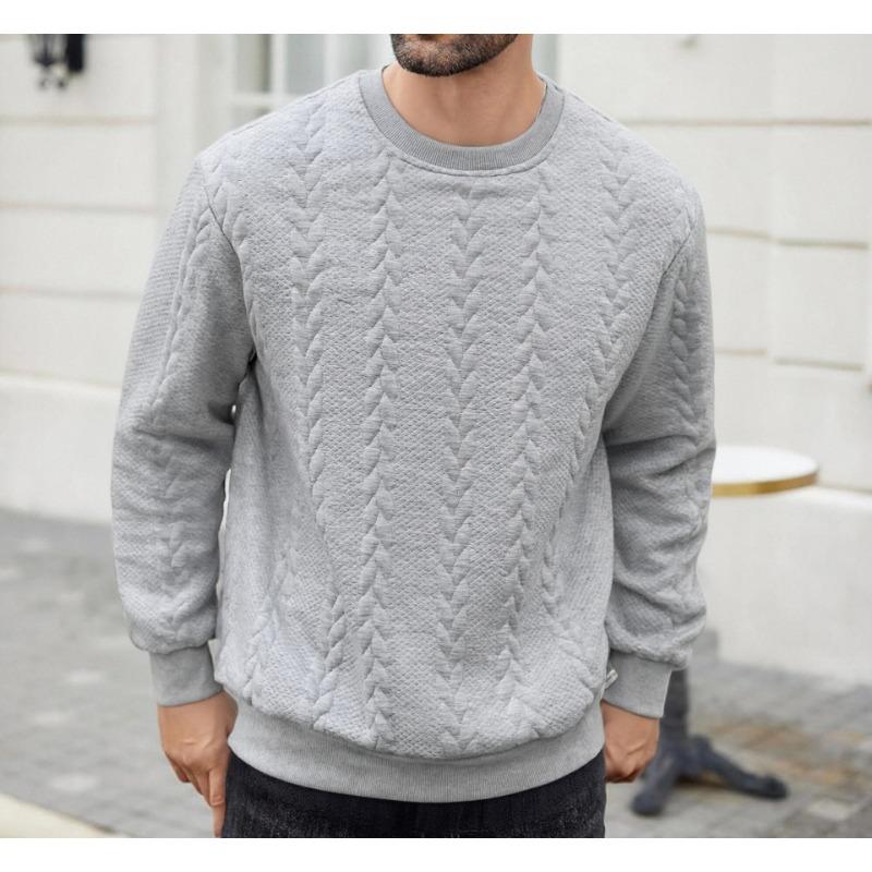 

Толстовки нового стиля, универсальные, с длинным рукавом, однотонные, с круглым вырезом, пуловеры, куртки, толстовки для мужчин S серый