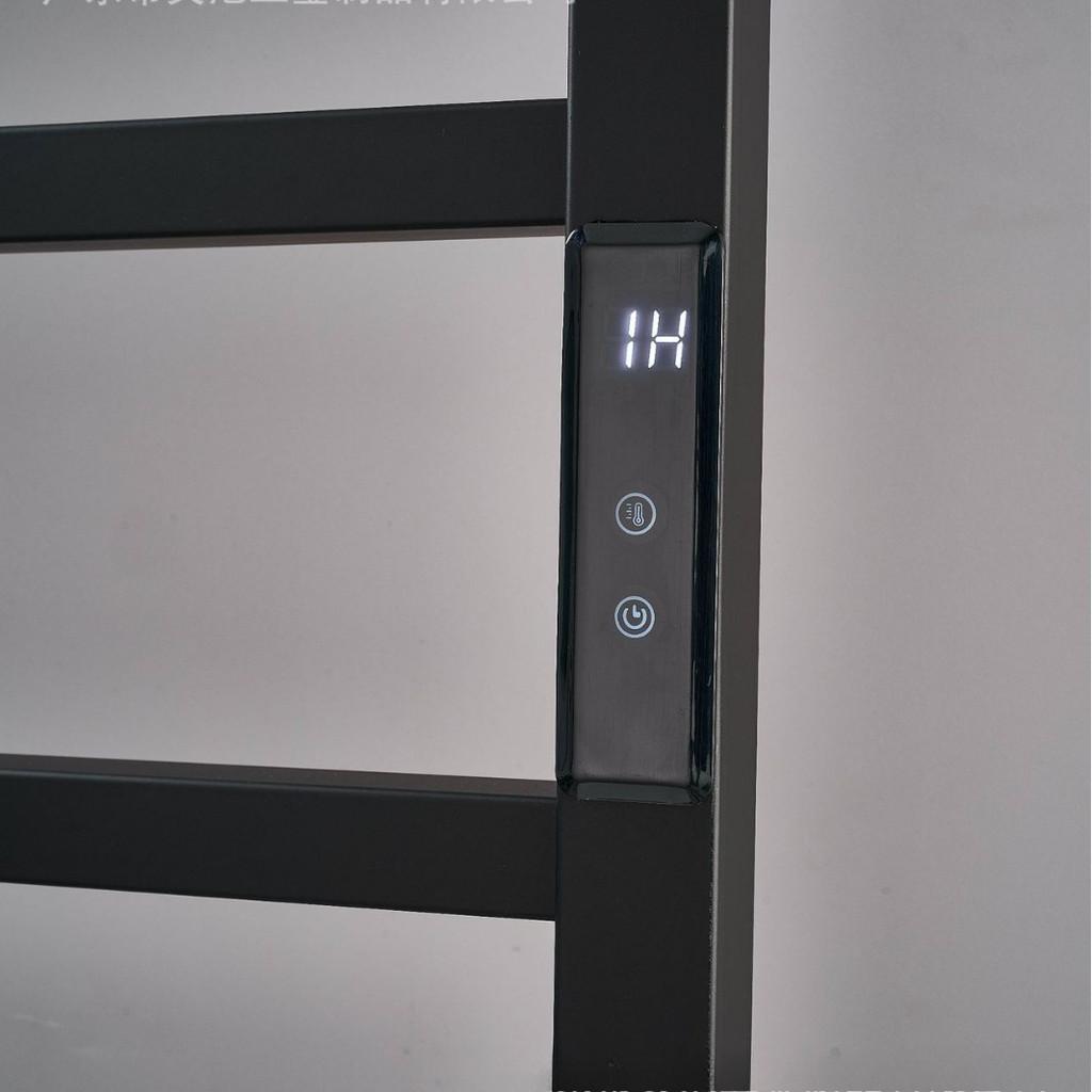 Electric Heating Timed Towel Drying Rack Household Bathroom Intelligent Electric Towel Rack Homestay Hotel Carbon Fiber