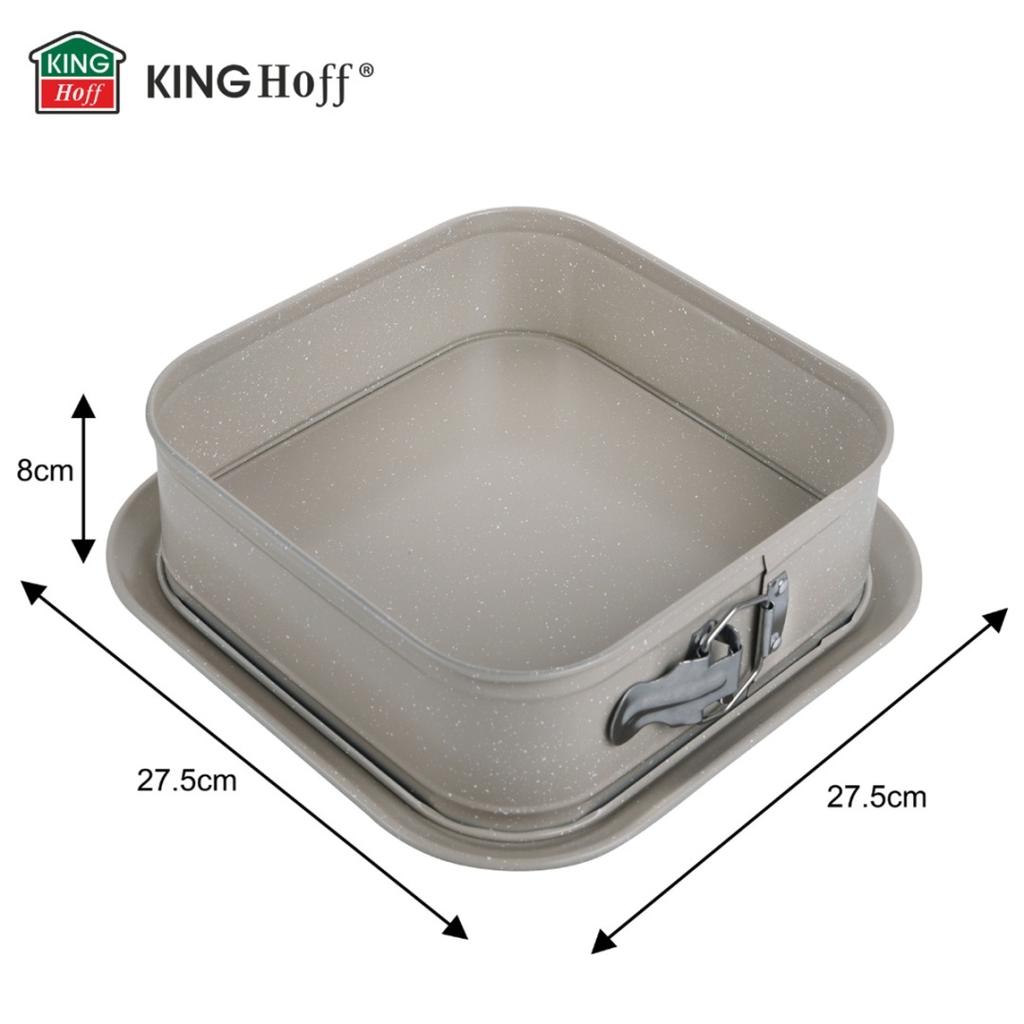 FORMA BLACHA KWADRATOWA ROZPINANA DO CIASTA 27,5x27,5cm KINGHOFF KH-1977