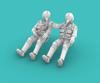Rise144Models American Pilot Seated Posture Set 1 Plastic Model Parts RMA48005 1/48 1960s-1970s (2 Figures)