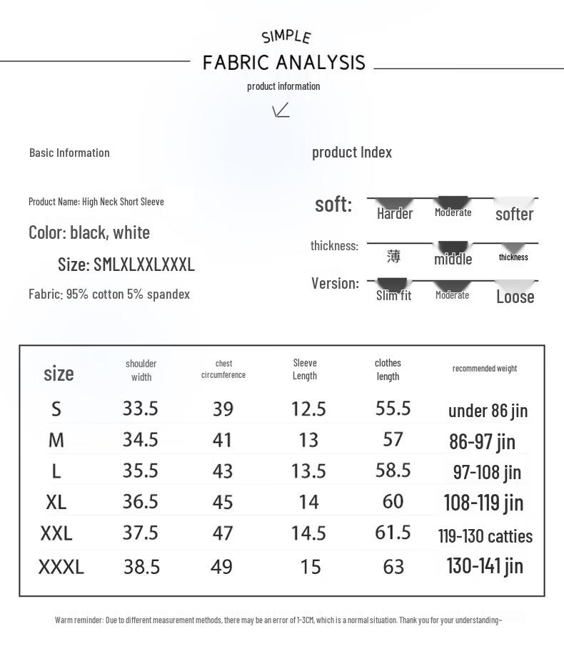 Women's Slim-Fit Mock Neck Short Sleeve T-Shirt