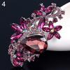 Waterdrop Flower Brooch Pin Rhinestone Crystal Brooches Bouquet Wedding Jewelry