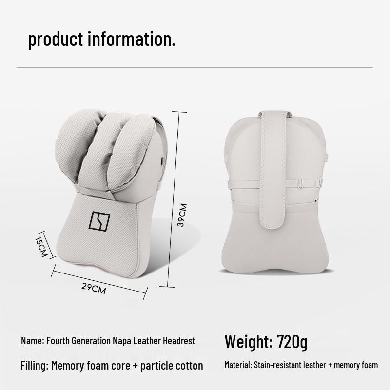 Zeekr 007GT/7X/9X Car Headrest & Lumbar Support Pillow for Neck Protection & Decoration