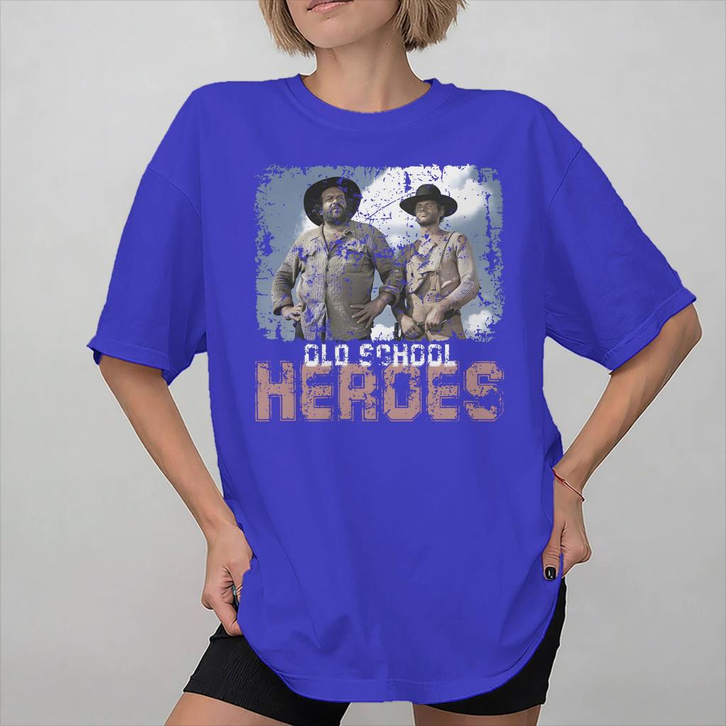 New Arrival BUD SPENCER AND TERENCE HILL T Shirt for Unisex Women Cotton Tee Shirt Short Sleeve Clothes
