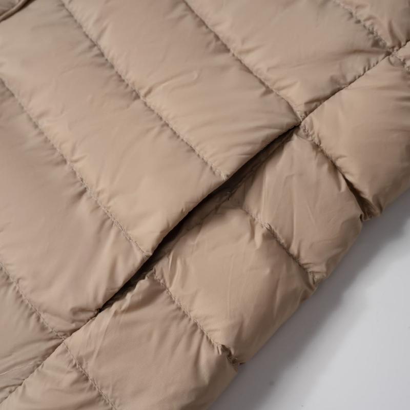 Women's Down Vest Liner Short Sleeveless Lightweight Inner Layer Fall/Winter O-Neck Down Liner