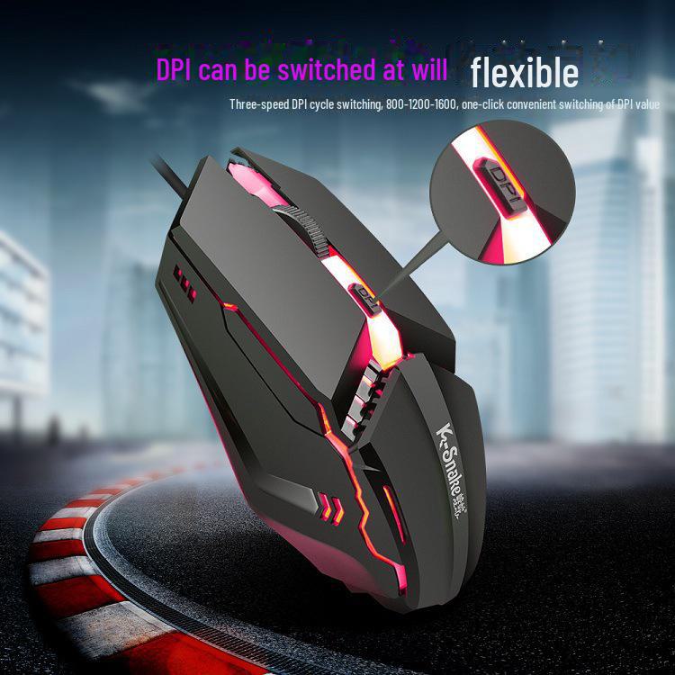 Viper M11 RGB Gaming-Maus mit kabelgebundener USB-Verbindung