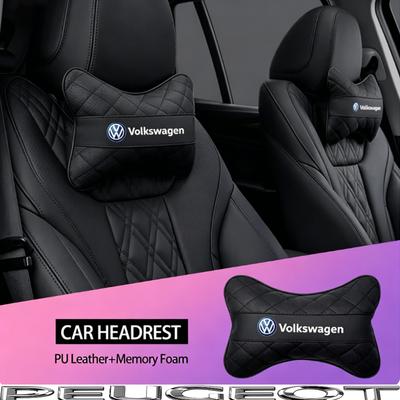 Polštářek pro oporu hlavy do autosedačky Bederní polštářek Příslušenství do interiéru Pro VW GTI Polo Golf Passat Tiguan Arteon CC Taigo T-ROC Poklice