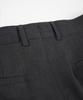 BIRBANTE Tailored Single-Pleat Setup Slacks - Charcoal