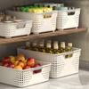 Household Plastic Snack & Sundries Storage Basket - Kitchen, Dorm, Wardrobe Organizer Box