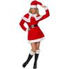 Smiffys Womens/Ladies Miss Santa Fleece Costume Set