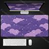 Light Pink Skyscape Mouse Pad Cute Aesthetic Xxl Kawaii Clouds Women Desk Pads Anime Pc Gamer Computer Mat Office Rubber Carpets