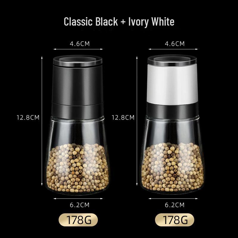Ru Han Dual Conical Grinder Set for Pepper & Salt