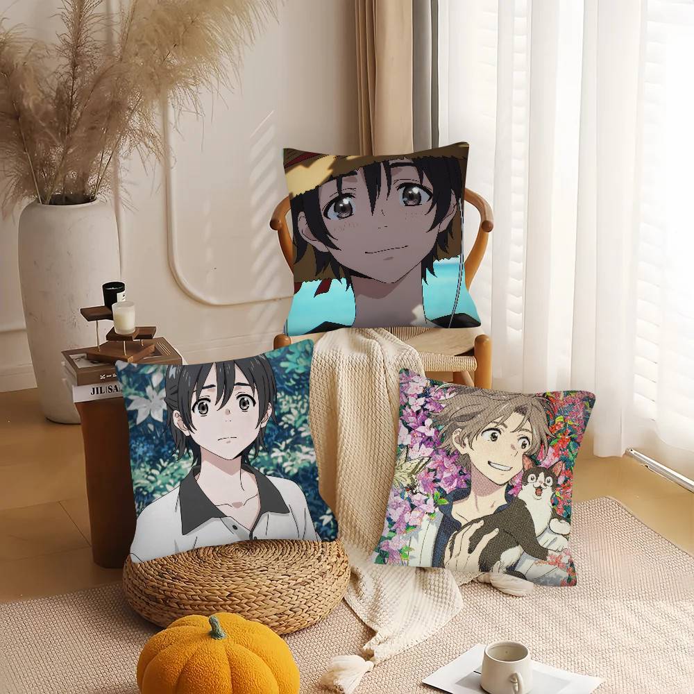1Pc Anime The S-Stranger By The Beach Pillow Case Fashion Square Pillowcase Bedroom Sofa Room Ins Decoration Leisure