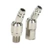 Universal Air Tool Quickly Connect Plugs Fitting Hose Compressor Quick Release Coupler Universal 360 Degree Swivels Pneumatic Quick Joint