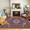 American Retro Carpet Ethnic Persian Style Living Room Sofa Mat Bedroom Bedside Non-slip Rug Multiple Sizes Home Decoration