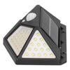 Solar Lights IPX65 Waterproof 3 Lighting Modes Human Body Induction Solar Wall Lamp for Garden Corridor