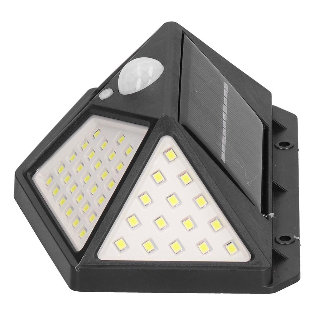 Solar Lights IPX65 Waterproof 3 Lighting Modes Human Body Induction Solar Wall Lamp for Garden Corridor
