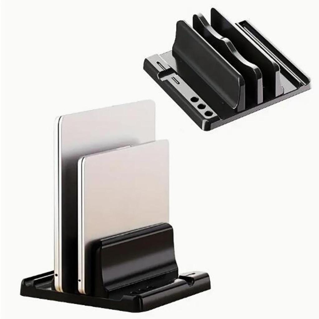 Office Laptop Stand Vertical Save Desktop Space Easy To Place Computer Accessories Scalable Width Office Desk Storage