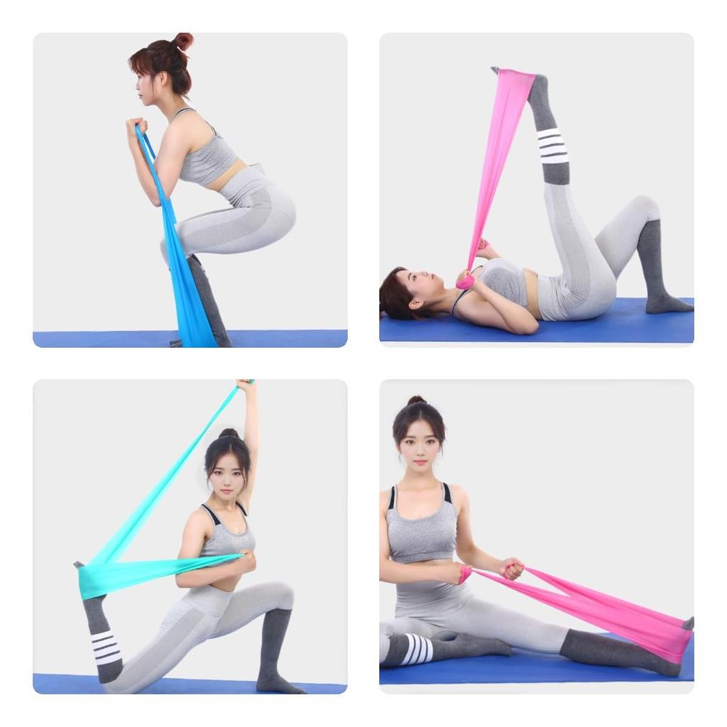Resistance Band (Strength: 15lbs, Pink, Length: 2m)