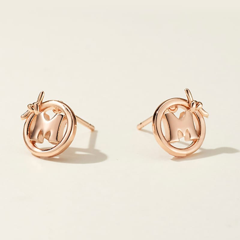 METROCITY JEWELRY M Basic Sterling Silver Rose Earrings A231SE9005RPQ