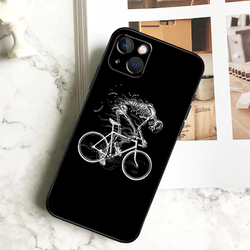 Bike Bicycle Cycling Phone Case For iPhone 17 16 15 13 12 11 14 Pro Max Plus 12 13 Mini 16e 17 Air Cover Coque