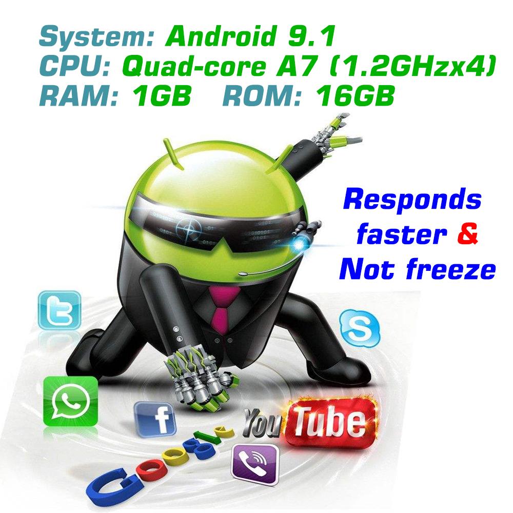 Reakosound 7"  Android 11 Car MultiMedia Player 2 Din Universal WIFI GPS Car Audio FM Radio Bluetooth Mirror Link HD 2USB