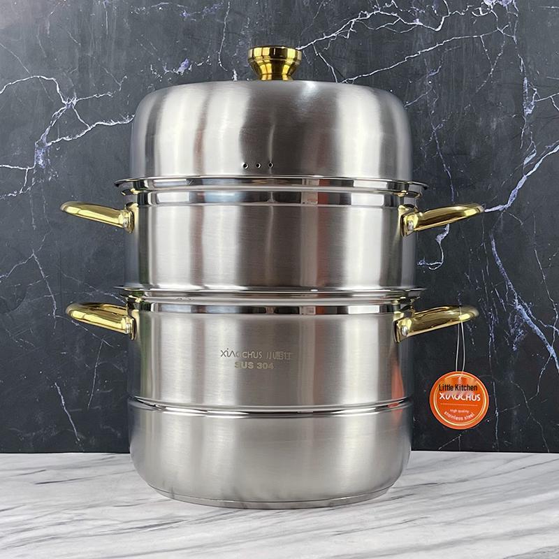 Xiaochushi Hemerite Earl 304 Stainless Steel Steamer Pot