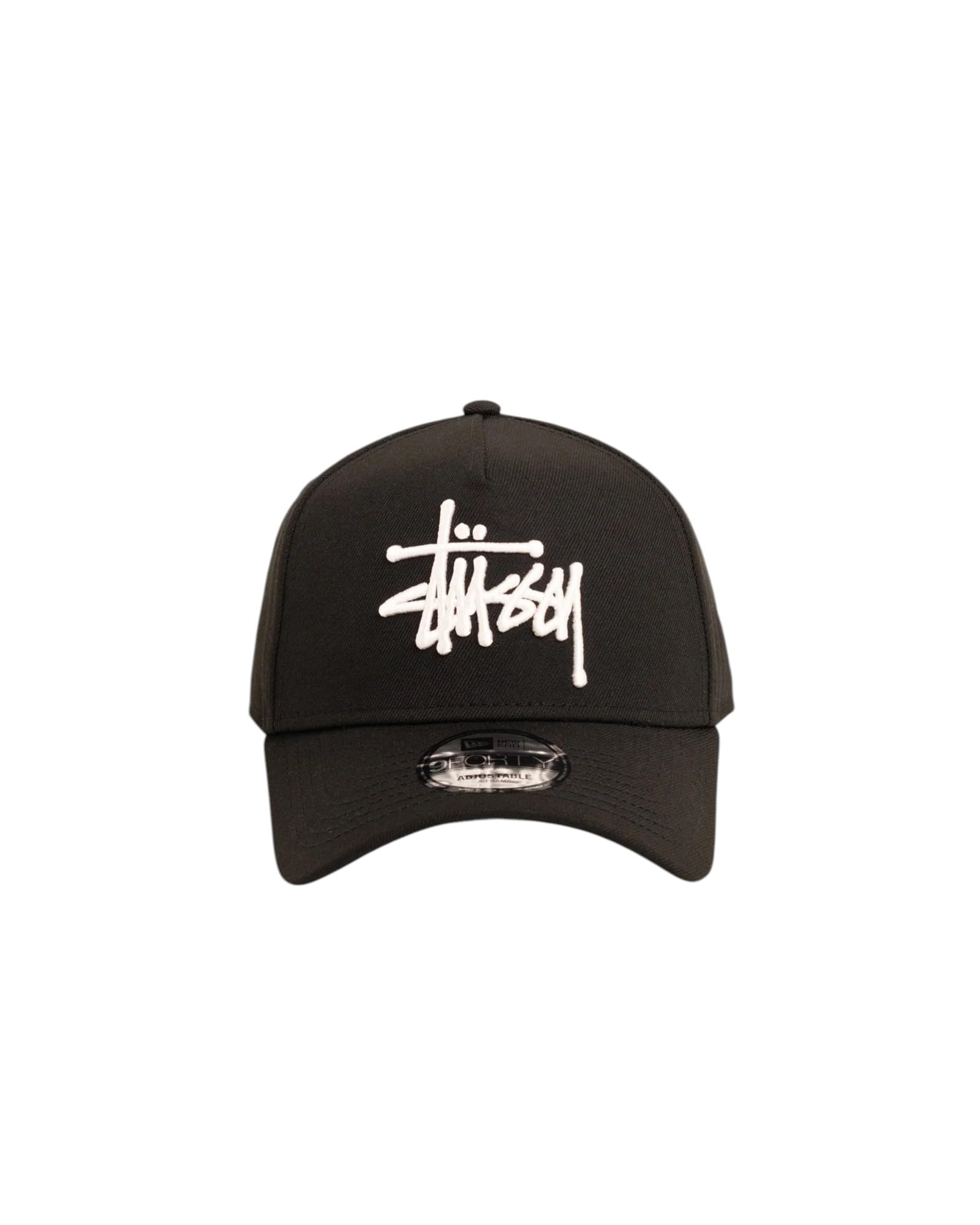 Кепка- snapback NEW ERA 9FORTY BASIC ЧЕРНАЯ Кепка New Era Унисекс [Stussy] - - Мужская, Женская, чёрный