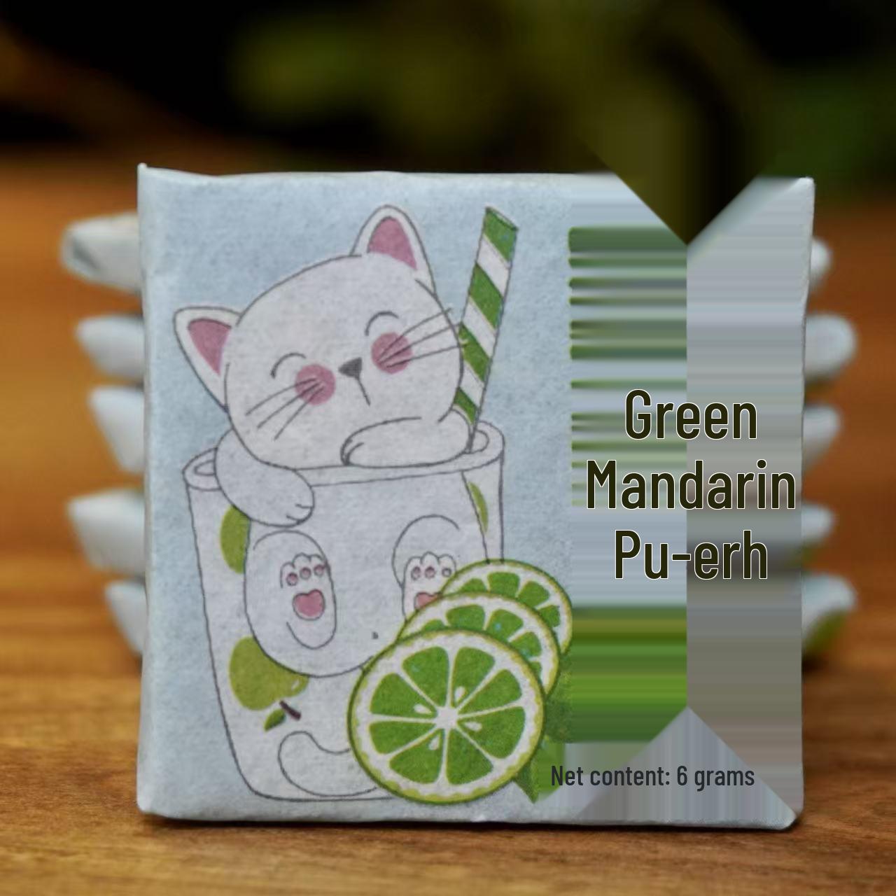

Зеленый Мандарин Зрелый Чай Пуэр - Портативные Маленькие Лепешки Квадратными Кусочками 500g