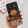 Für Tecno Spark 20 Pro+ KJ7 Hülle 2024 Süßes Herz Dinosaurier Cartoon Stoßfest Weiche Hülle Für Tecno Spark 20 Pro Plus Etui Funda