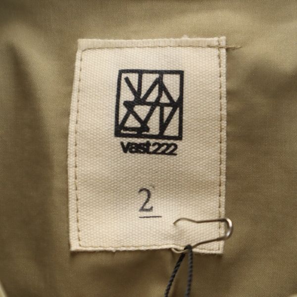Unused VAST222 18AW Made In Japan Long Sleeve Polar Shirt 2 Beige Men's Used
