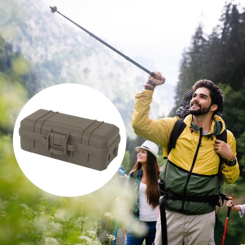 Light weight Waterproofed Hiking Gears Organizers Box for Outdoor Essential and Emergencies Tool