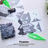 30pcs Plastic Bead Tweezers Slip Resistance Craft Tweezers Plastic Tweezers  For Jewelry Making