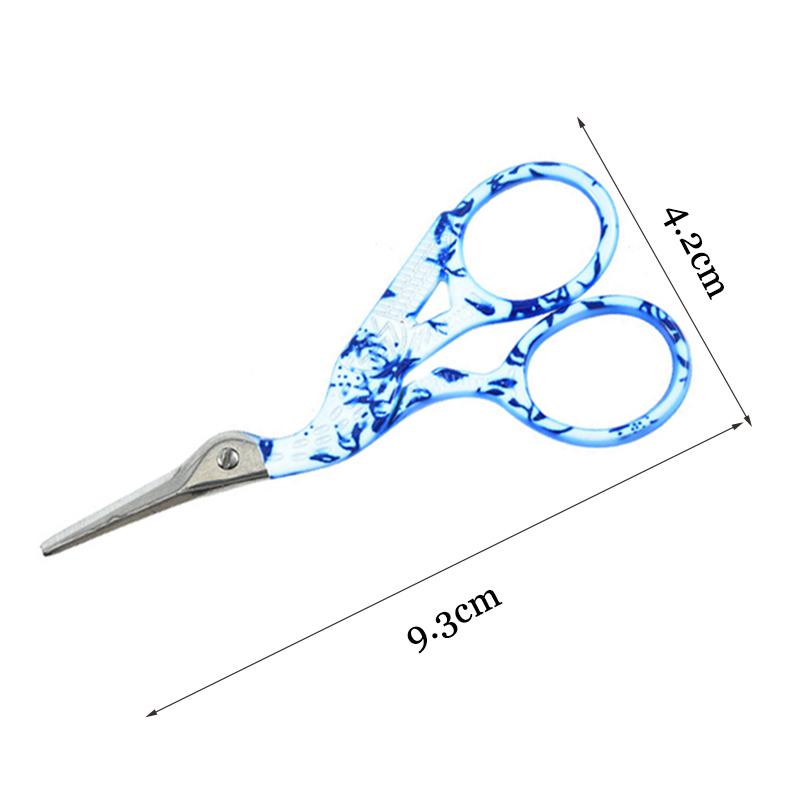 Peacock Stork Vintage Sewing Needlework Color Scissors Tailor Embroidery Scissor Crafts DIY Tailoring Fabric Cloth