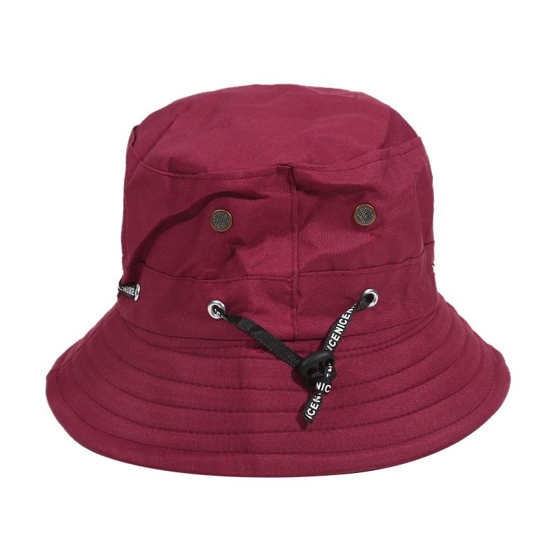 Fisherman Cap Fashion Solid Color Sun Cap Unisex Casual Cotton Bucket Hat Spring Summer Outdoor Sunscreen Beach Cap Panama Hats