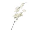 Premium Artificial Cherry Blossom Branch - Realistic Two-Forked Floral Ornament for Indoor Decor and Hotel Reception