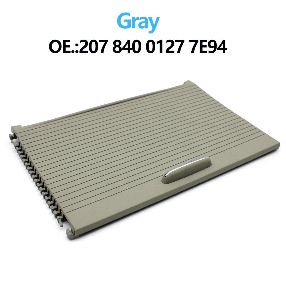 

Задний держатель чашки для напитков, крышка лотка, раздвижная рулонная штора для Mercedes Benz CE Class W204 W207 Coupe C180 C250 E500 E350 серый