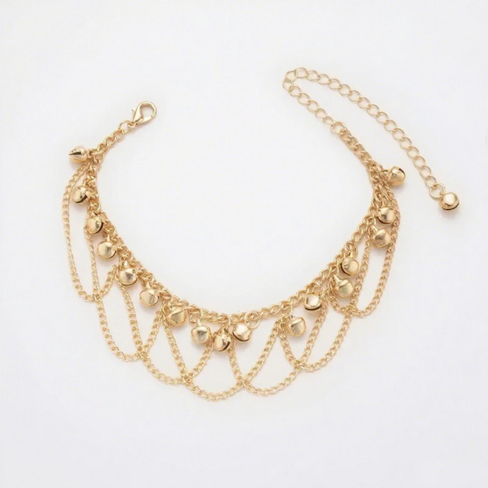 

Обувь Персонализированная мода Красочные колокольчики ножной браслет Богемный волнистый кисточкой колокольчики женский ножной браслет One Size