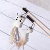 Kitten Cartoon Wand Mouse Training Scratching Cat Toy Interactive Stick Pet Supplies Tease Cat Rod