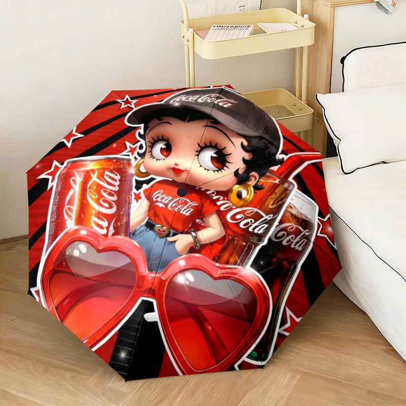 Christmas Gift Halloween Theme Bear Truck Coca Cola umbrella is suitable for all seasons, including home travel and outdoor activities Y19