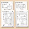 Math Crossword Puzzles Addition Subtraction Multiplication Division Criss Cross Game Math Workbook Montessori For Kids Ages 5-8