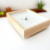 KATOMOKU Doppelnutzuhr, 2-H. Ahorn, km-147HMRC, Tisch-/Wanduhr, Laufsekundenzeiger, 22 x 1 x 5cm (Funkuhr)